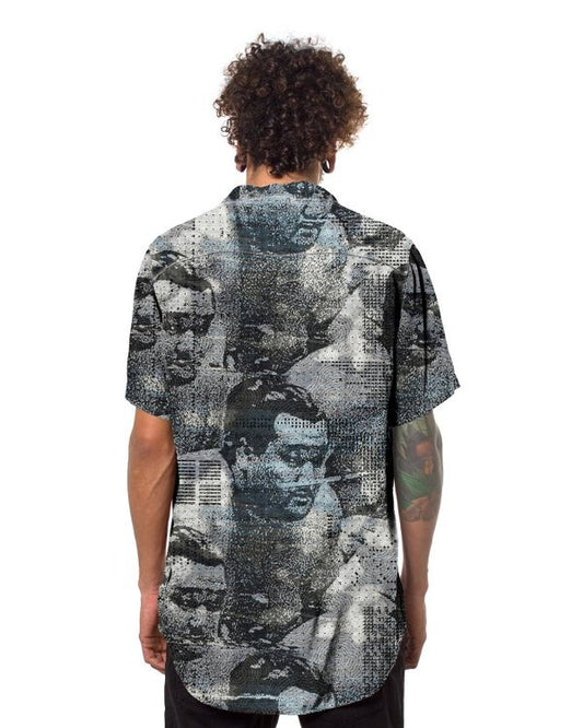 SUMO WAVES Short Sleeve Botton Shirt