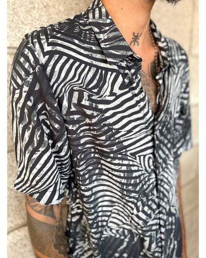 TIGA Short Sleeve Botton Shirt