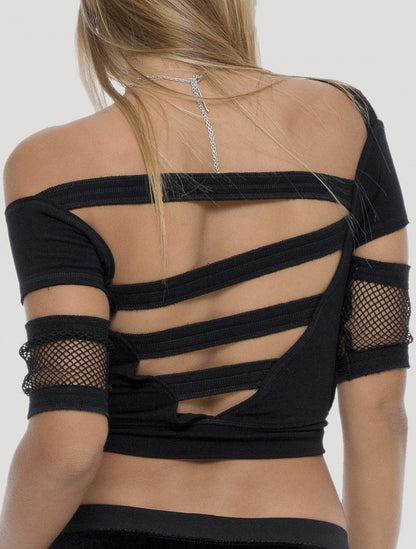 CRAY Crop Top In Black