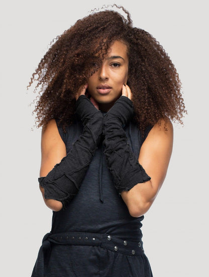 ABSTRACT PECOA Gloves In Black
