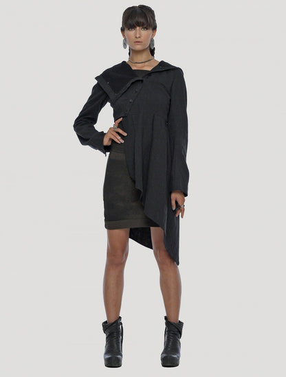 SIDE Hood Jacket In Black