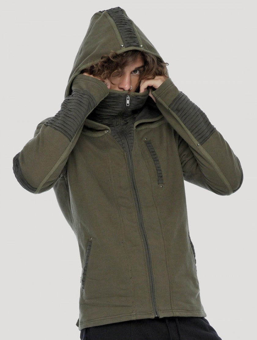 DHARMA Hood Jacket In Olive