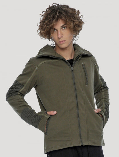 DHARMA Hood Jacket In Olive