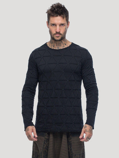 ZENTANGLE Long Sleeves Shirt In Black