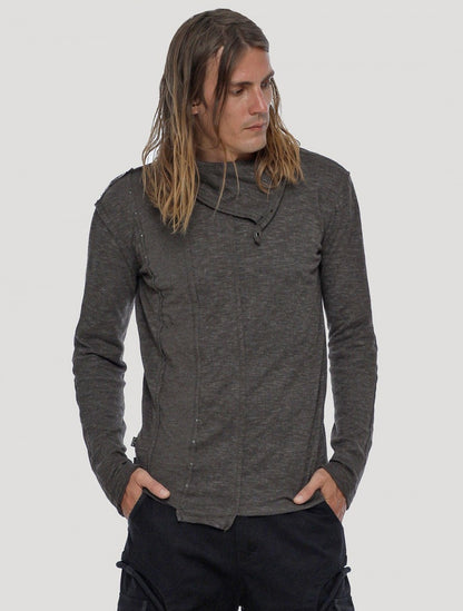 TILTED RMX Sweater In Charcoal
