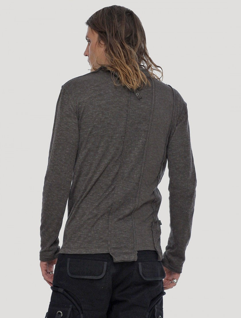 TILTED RMX Sweater In Charcoal