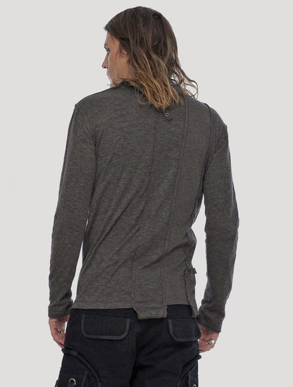 TILTED RMX Sweater In Charcoal