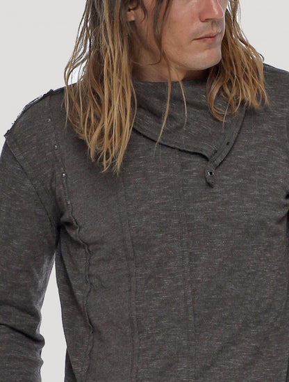 TILTED RMX Sweater In Charcoal