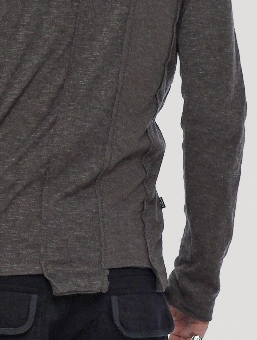TILTED RMX Sweater In Charcoal