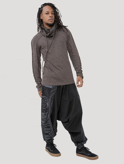 KAFIYA Hooded Sweater In Charocal