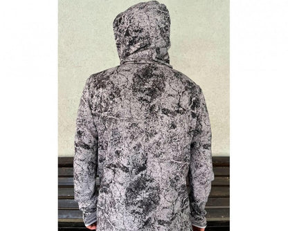LUNE Long Sleeve Hooded Sand Texture