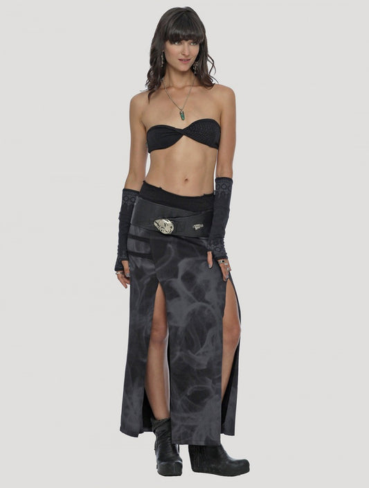 OFF Twisted Boob Tube top In Black