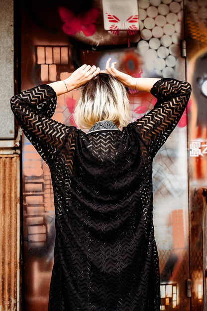 URBAN KIMONO BLACK