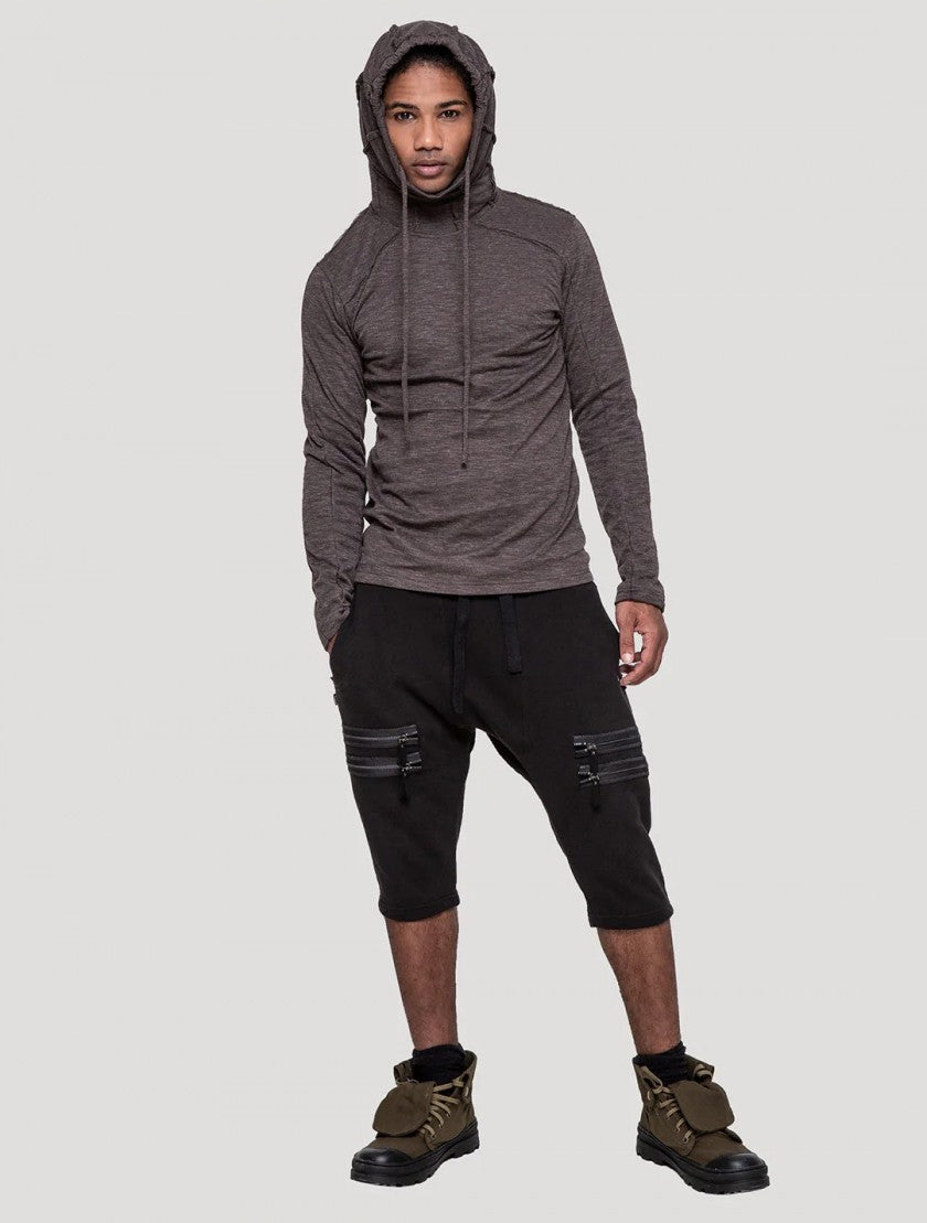 NEW SKULLS Jumper In Charcoal
