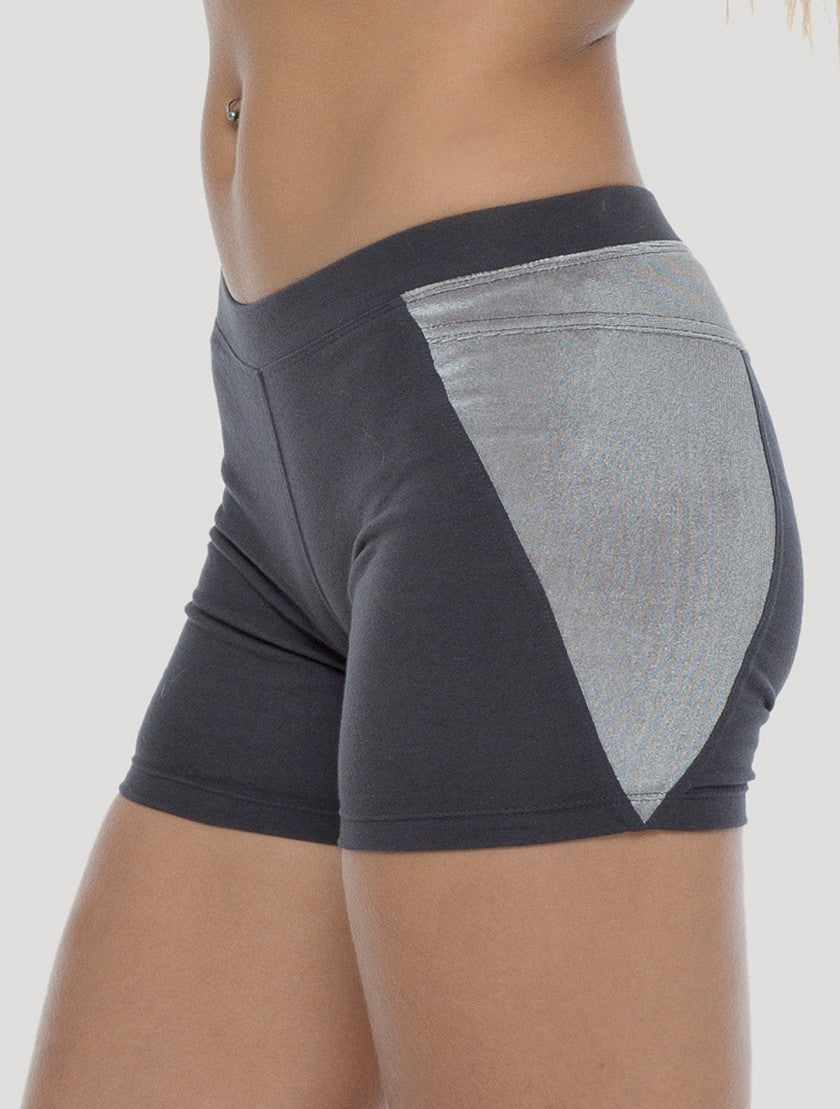 PYRAMID Mini Shorts In Aegean Blue