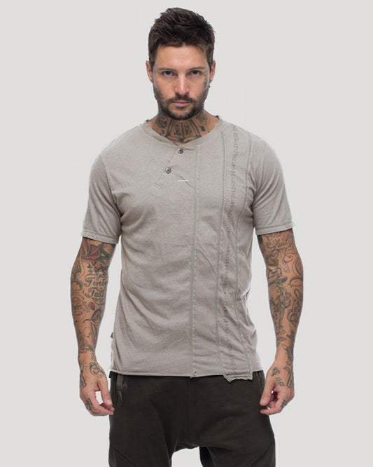 SERIAL ASYMMETRIC T-Shirt In Steel
