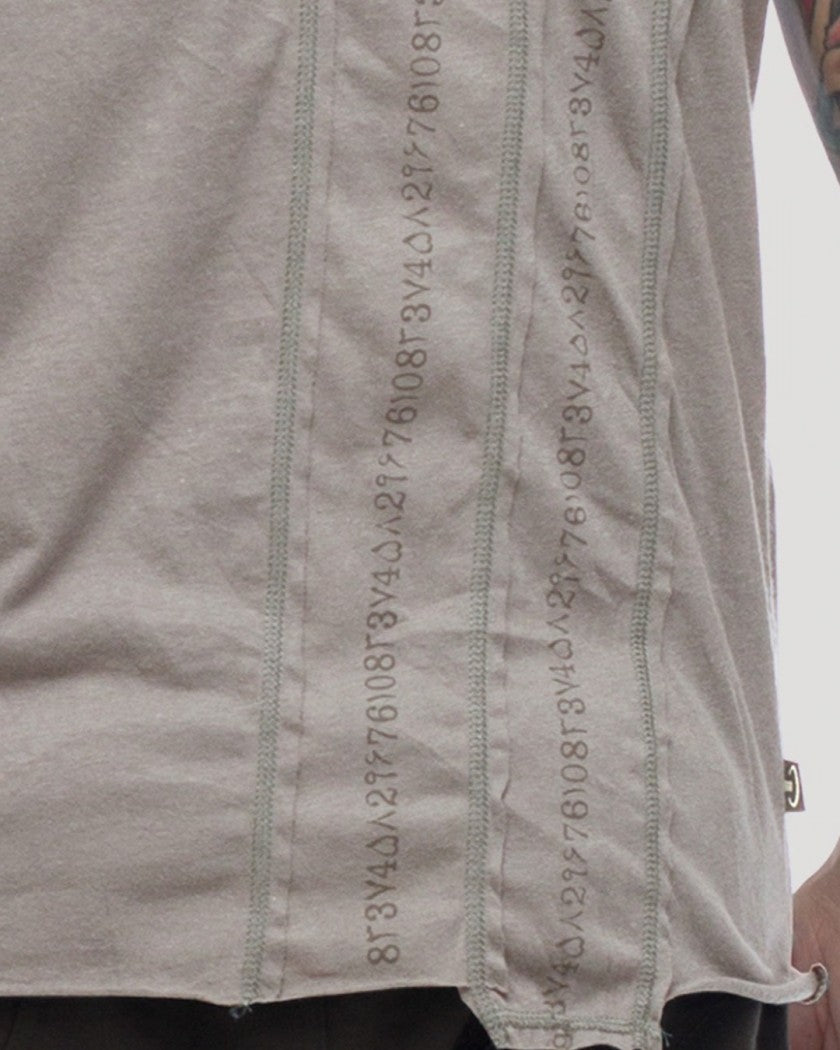 SERIAL ASYMMETRIC T-Shirt In Steel