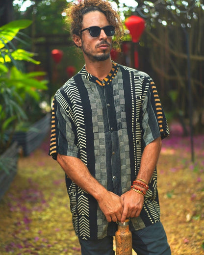 HYPER TRIBAL Button Shirt