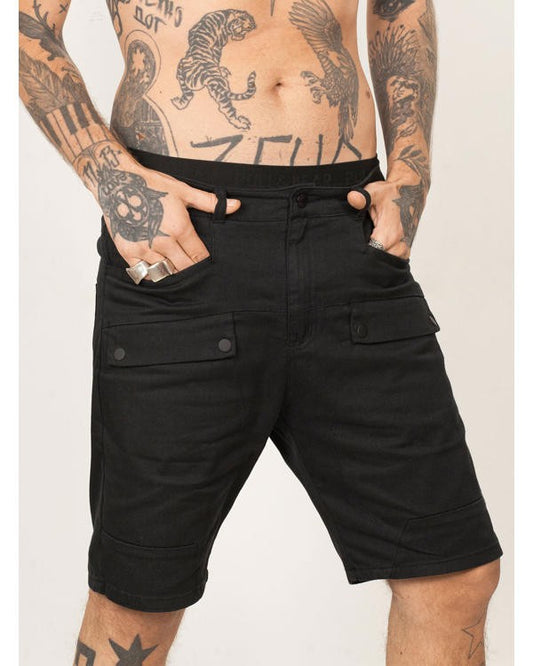 N84 Shorts In Wash Black