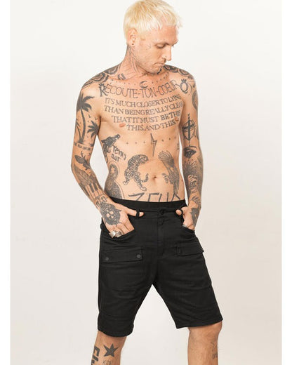 N84 Shorts In Wash Black