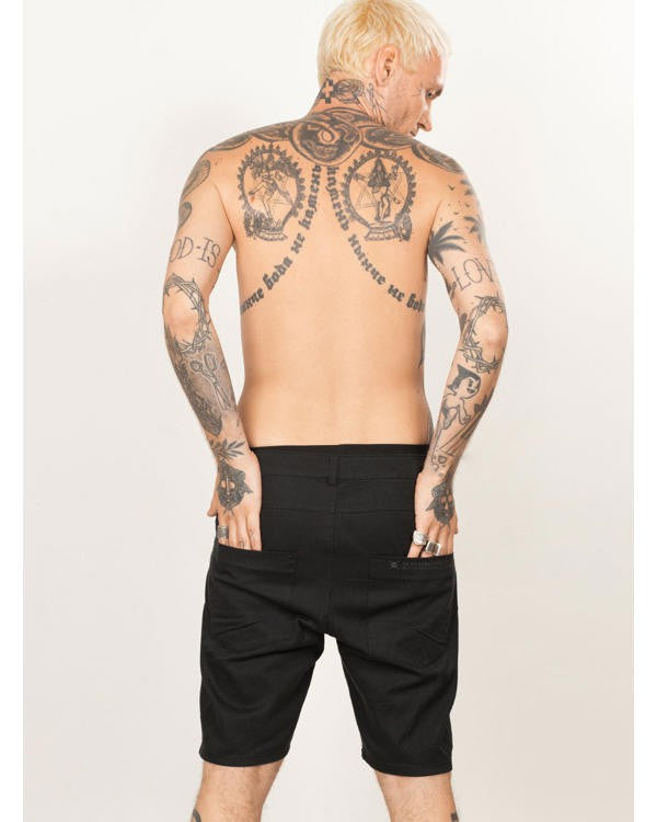 N84 Shorts In Wash Black