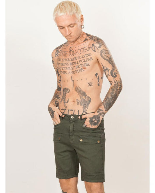 N84 Shorts In Wash Olive