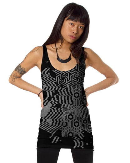 ICHI Open Tank in Black