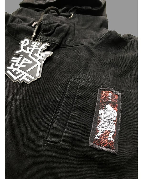 SHINANGA Denim Vest In Black