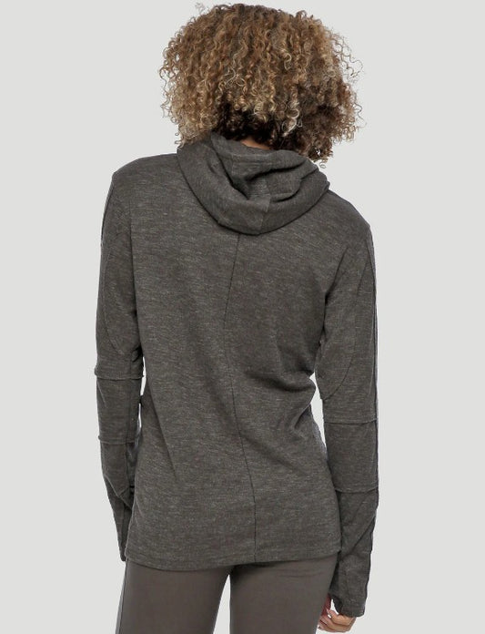KENNY Hood Jumper In Olive Noir