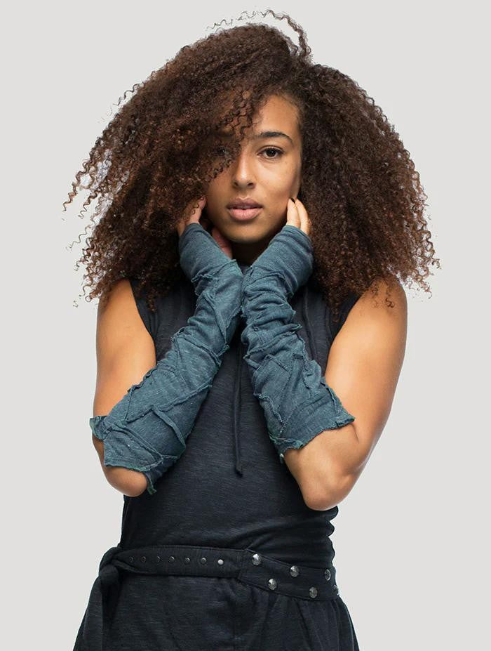 ABSTRACT PECOA Gloves In Teal