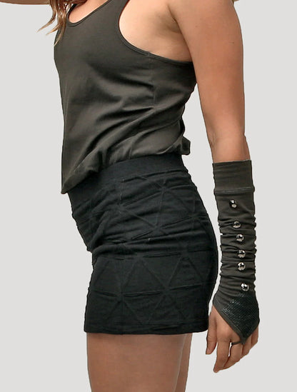 TANGLED Mini Skirt In Black