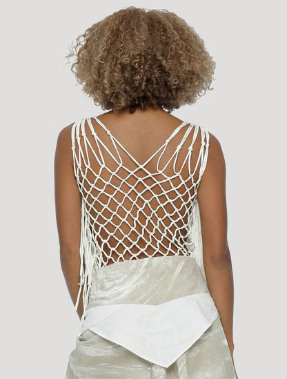 PISCES Top In Off-White