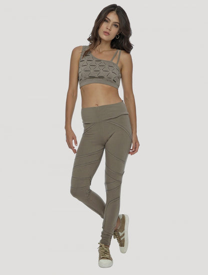 TANGLED Bra Top In Cement