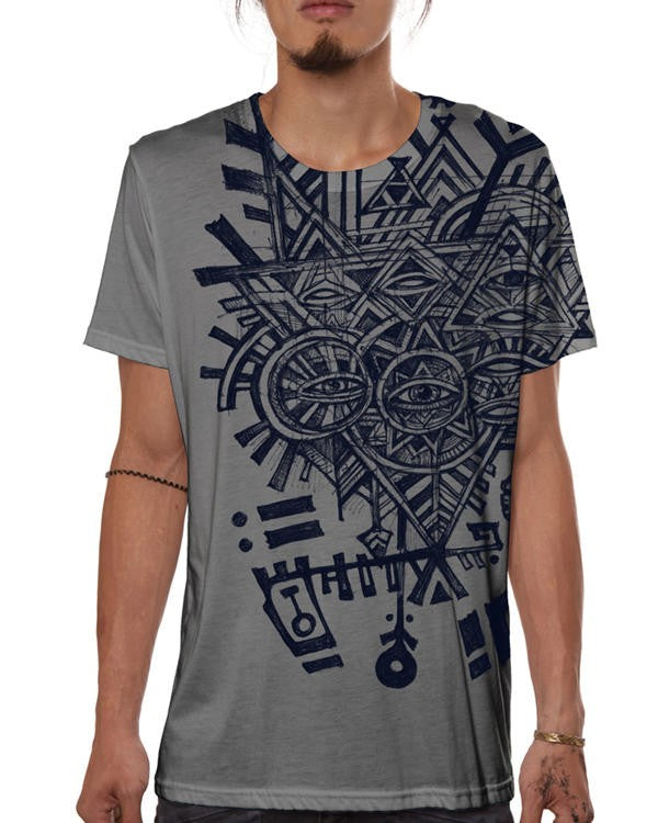 KATERBLU T-Shirt In Light Grey