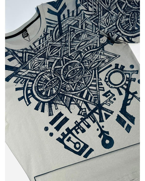 KATERBLU T-Shirt In Light Grey
