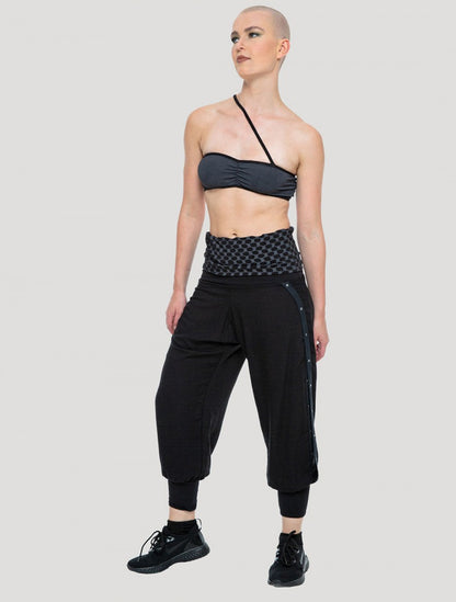 Kafiya Harem Pants In Black