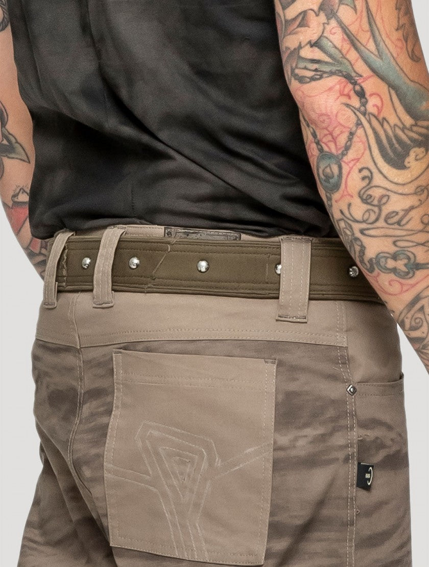 PECOA VAGGIE Olive Belt