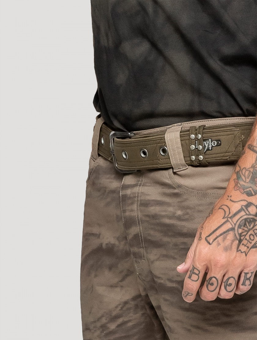 PECOA VAGGIE Olive Belt
