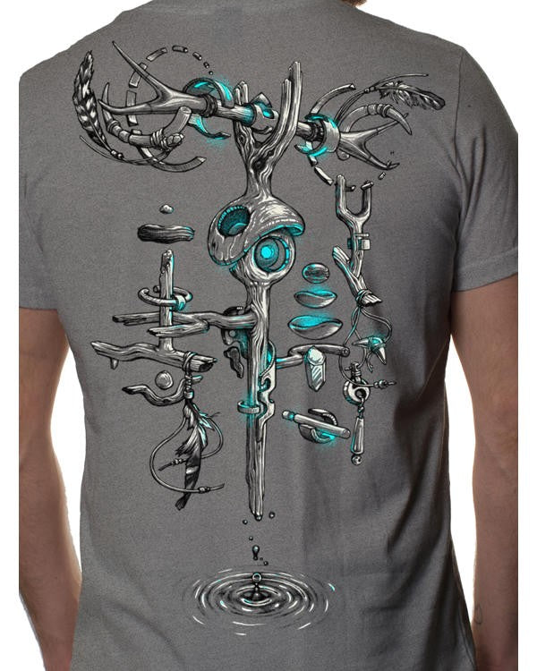 WIND KEY T-Shirt In Grey