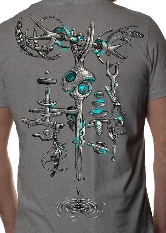 WIND KEY T-Shirt In Grey