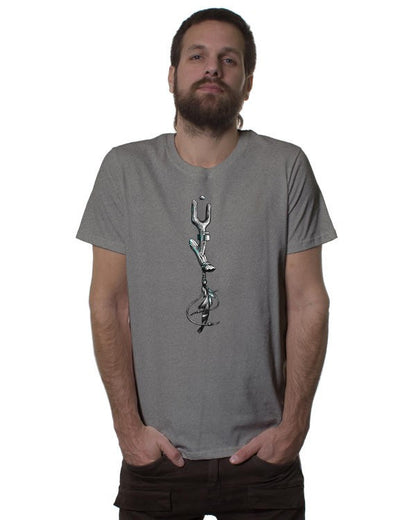 WIND KEY T-Shirt In Grey