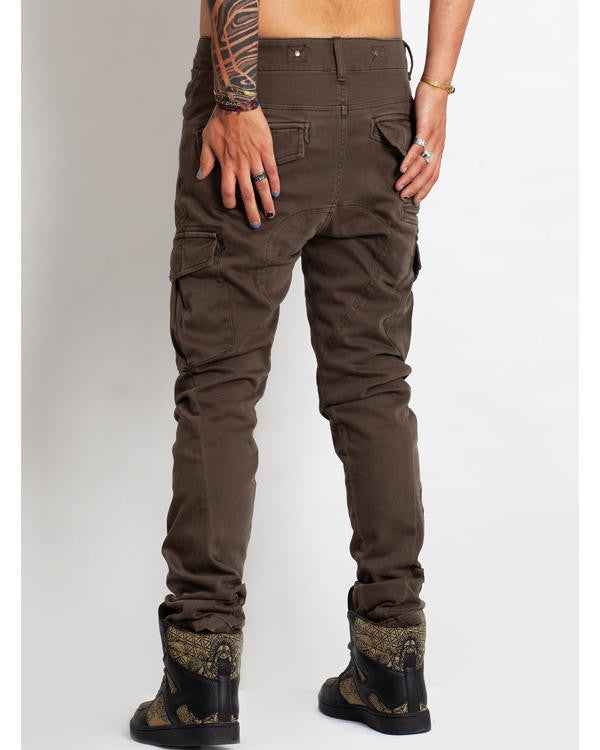 RIOT Heavy Drill Cotton Pants In Stone
