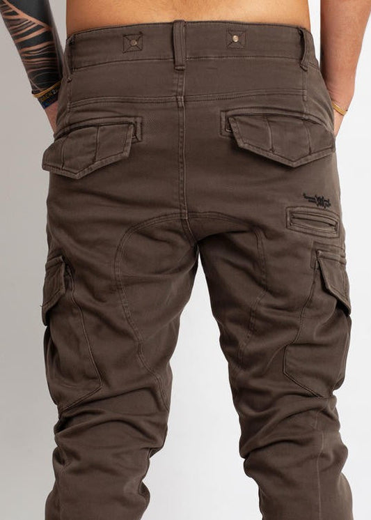 RIOT Heavy Drill Cotton Pants In Stone
