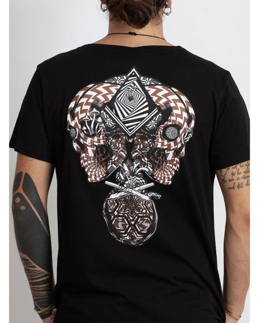 VIBE LAB  T-Shirt In Black