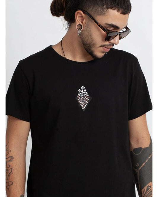 VIBE LAB  T-Shirt In Black