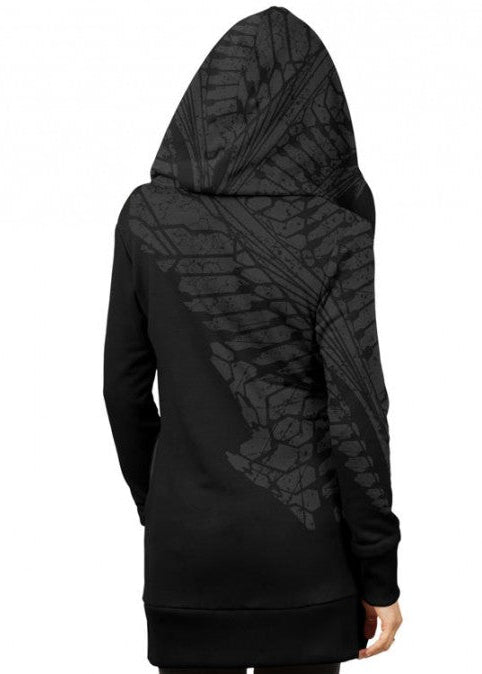 XTEX ZIP Hood Sweat In Black