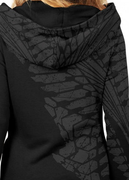 XTEX ZIP Hood Sweat In Black