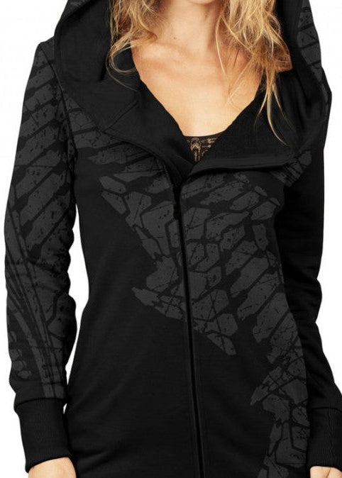 XTEX ZIP Hood Sweat In Black