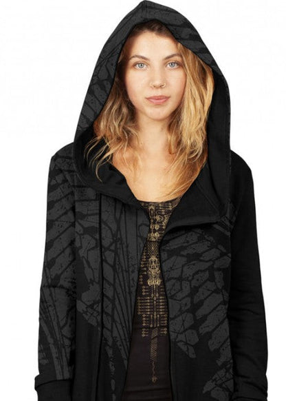 XTEX ZIP Hood Sweat In Black