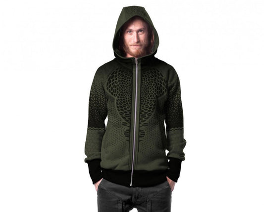 MARK Hooded Jacket In Olive